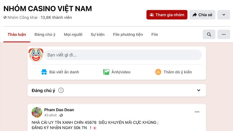 Tham gia cac hoi nhom de tham khao kinh nghiem