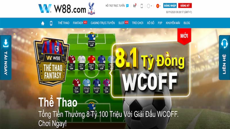 W88 Mot trong cac nha cai uy tin hien nay