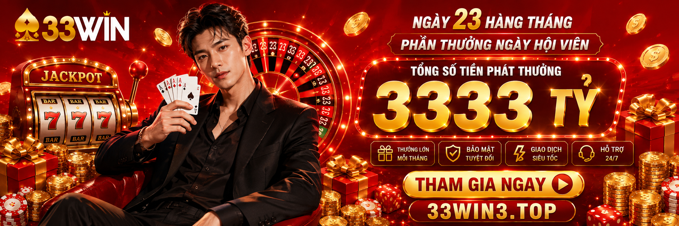 33win banner 3333 tỷ